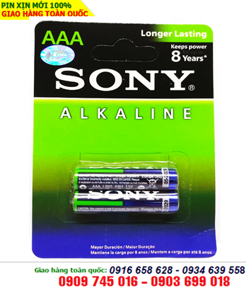 Sony AM4; Pin AAA Sony AM4 AAA-LR03 Alkaline Longer Lasting 1.5v _Vỉ 2viên